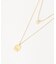 ゴールドモチーフ コンビ ネックレス