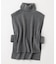 【WEB限定】バルキーニット ハイネック ベスト