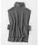 【WEB限定】バルキーニット ハイネック ベスト