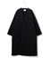 コットンリネンカルゼ ノーカラーコート
