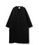 コットンリネンカルゼ ノーカラーコート