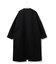 コットンリネンカルゼ ノーカラーコート