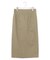 【洗える】ウォッシュドラミーコットン タイトスカート