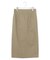 【洗える】ウォッシュドラミーコットン タイトスカート
