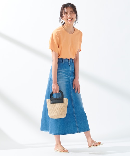 23区DENIM フレア デニム スカート｜ニジュウサンクの通販