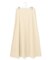 コットンリネンストレッチ セミフレアスカート