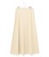 コットンリネンストレッチ セミフレアスカート