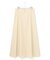 コットンリネンストレッチ セミフレアスカート