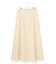 コットンリネンストレッチ セミフレアスカート