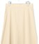コットンリネンストレッチ セミフレアスカート