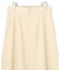 コットンリネンストレッチ セミフレアスカート