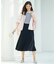 【マガジン掲載】レーヨンポリエステルストレッチ フレア スカート(番号2H68)