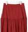 メモリータフタ ティアード スカート