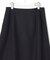 ウール圧縮スムース アシンメトリー フレアスカート