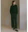 【23区 | 5525gallery】ウールストレッチ ワイド パンツ