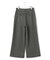【CLASSY.1月号掲載】ウール圧縮スムース セミワイド パンツ