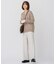 【CLASSY.1月号掲載】ウールミルドストレッチ ワイドパンツ