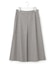 ウールミルドストレッチ チェック フロントタックAラインスカート