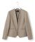 【洗える】ウールライクカルゼ ノーカラー ジャケット