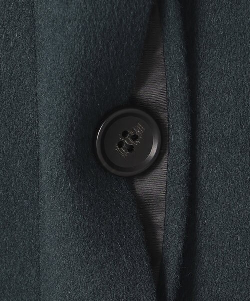 ウールカシミヤビーバー ノーカラー コート｜ニジュウサンクの通販