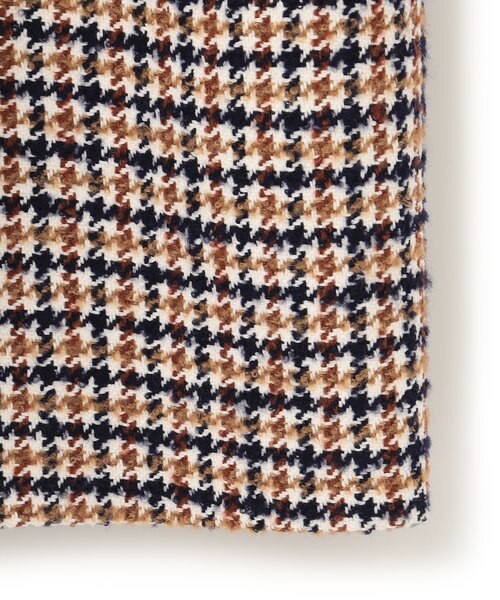 CLASSY.1月号掲載】ループヤーン チェック ツイード ロングコート