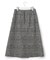 ツイードチェック フロントタックAラインスカート