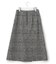 ツイードチェック フロントタックAラインスカート