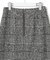 ツイードチェック フロントタックAラインスカート