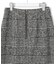 ツイードチェック フロントタックAラインスカート