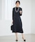 【洗える】クリスタルアムンゼン ウエスト切り替え ワンピース