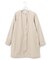 【洗える】ライトツイル ノーカラーコート