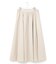 【洗える】ハイカウントライトタフタ ギャザースカート