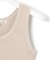 【洗える】ニットリブ タンクトップ