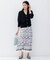【洗える】スカーフパネルプリント スカート