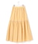 【SLOW/洗える】コットンローン ティアード スカート