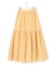 【SLOW/洗える】コットンローン ティアード スカート