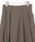 【洗える】マットナイロンタフタ タック スカート