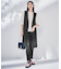 【CLASSY.6月号掲載】リネンレーヨンストレッチ  ロング ジレ