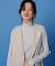 【CLASSY.6月号掲載】リネンレーヨンストレッチ  ロング ジレ
