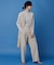 【CLASSY.6月号掲載】リネンレーヨンストレッチ  ロング ジレ