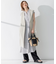 【CLASSY.6月号掲載】リネンレーヨンストレッチ  ロング ジレ
