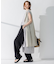 【CLASSY.6月号掲載】リネンレーヨンストレッチ  ロング ジレ