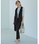 【CLASSY.6月号掲載】リネンレーヨンストレッチ  ロング ジレ