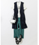 【CLASSY.6月号掲載】リネンレーヨンストレッチ  ロング ジレ