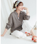 【CLASSY. 9月号掲載/WEB限定カラーあり】LIBECO ベーシック シャツ