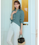 【CLASSY. 9月号掲載/WEB限定カラーあり】LIBECO ベーシック シャツ