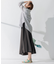 【CLASSY. 9月号掲載/WEB限定カラーあり】LIBECO ベーシック シャツ