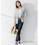 【CLASSY. 9月号掲載/WEB限定カラーあり】LIBECO ベーシック シャツ