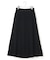 【洗える】リネンコットンドライ ニットフレア スカート