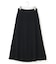 【洗える】リネンコットンドライ ニットフレア スカート